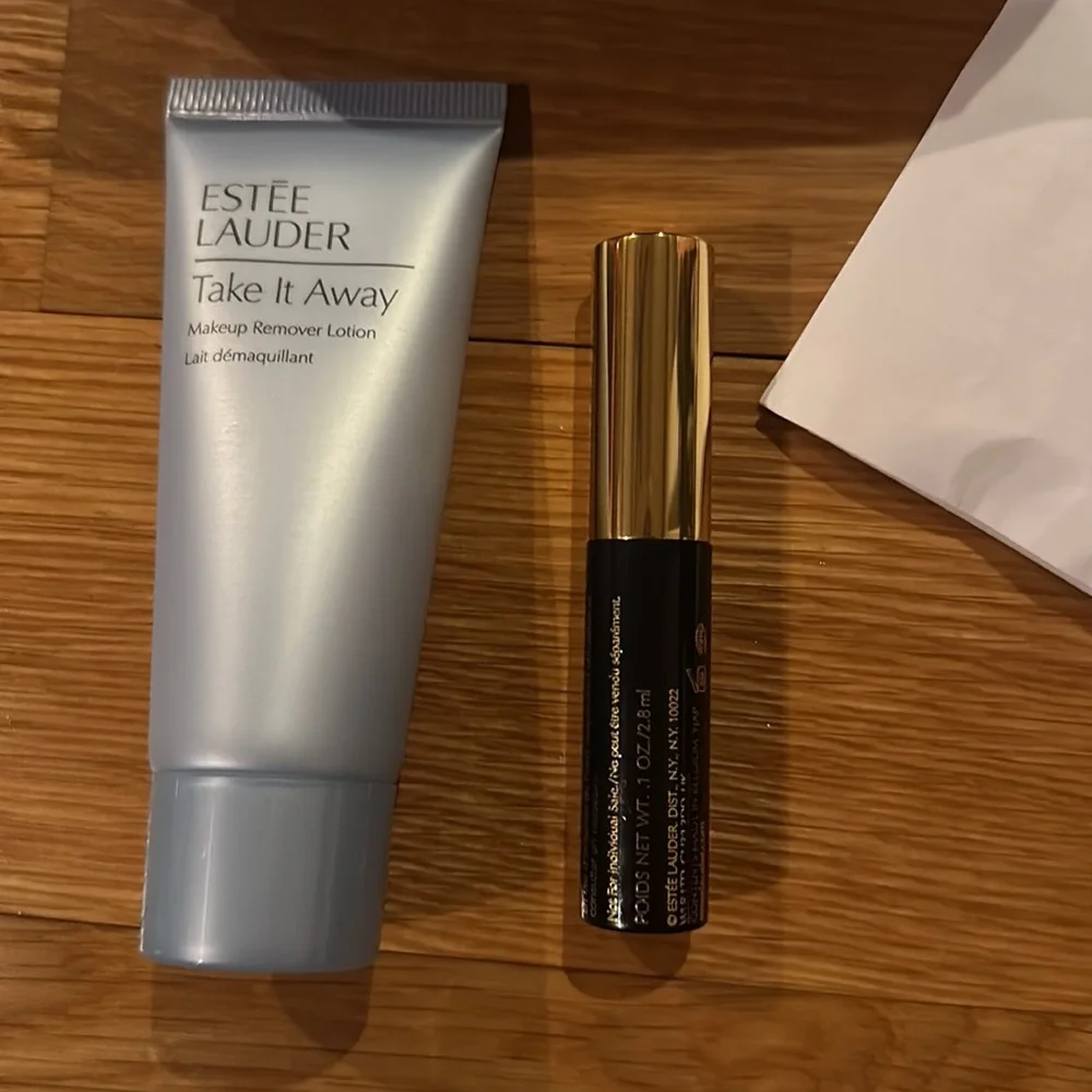 Estée Lauder Makeup Pouch / Take it Away Mini / Mini Mascara Bundle NEW